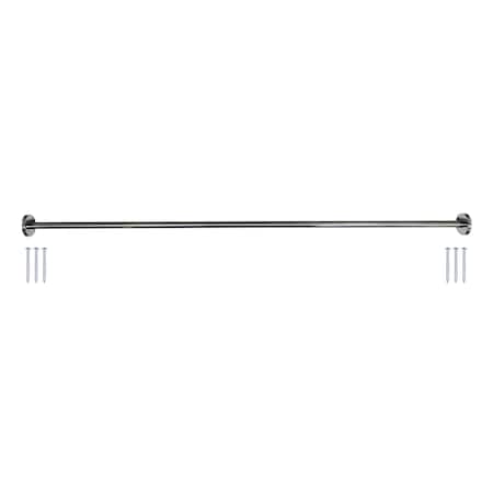 Bluevue Stainless Steel Shower Curtain Rod, 5FT, Chrome SRS-60-C